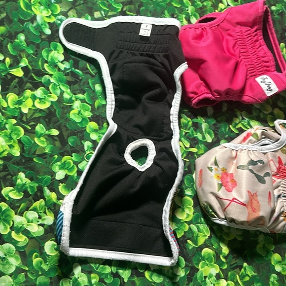 Joy Daog Female Dog Diapers for Small Dogs,3 Pack Reusable Washable Premium - Picture 15 of 16